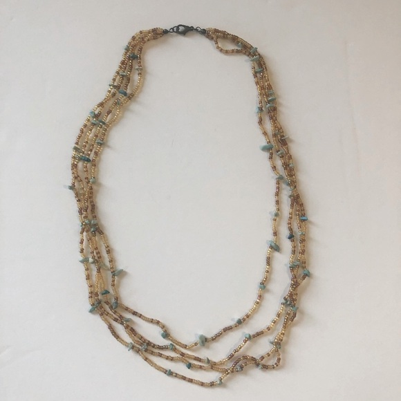 🔥SALE- any 4/$20 Seed Bead Layered Necklace​ - Picture 1 of 2